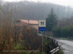 La Ronciglionese invasa da una frana