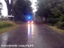 Strade allagate e alberi abbattuti