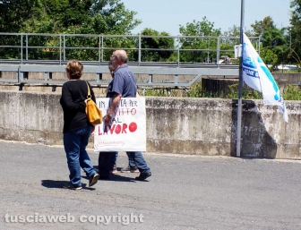 Manifestazione al Mercatone