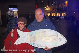 Manifestazione delle Sardine viterbesi