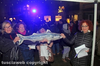 Manifestazione delle Sardine viterbesi