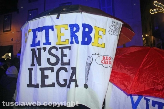 Manifestazione delle Sardine viterbesi