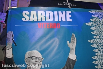 Manifestazione delle Sardine viterbesi