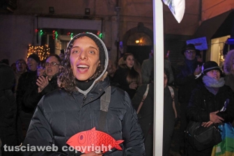 Manifestazione delle Sardine viterbesi