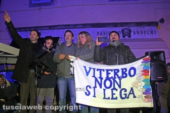 Manifestazione delle Sardine viterbesi