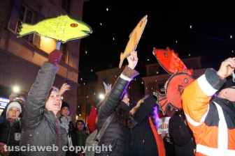 Manifestazione delle Sardine viterbesi