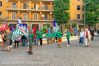 Viterbo - La manifestazione in ricordo di Naceur Messaoudi