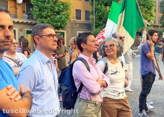 Viterbo - La manifestazione in ricordo di Naceur Messaoudi
