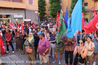 Viterbo - La manifestazione in ricordo di Naceur Messaoudi