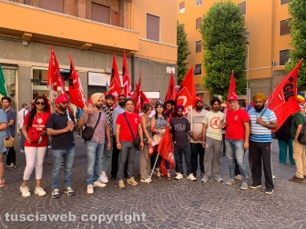 Viterbo - La manifestazione in ricordo di Naceur Messaoudi
