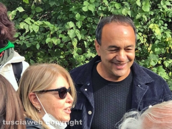Assisi - Mimmo Lucano alla marcia della pace da Perugia a Assisi
