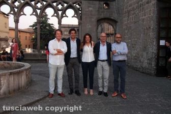 Marco Bellocchio e Pierfrancesco Favino a Viterbo