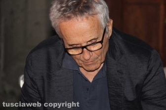 Marco Bellocchio e Pierfrancesco Favino a Viterbo