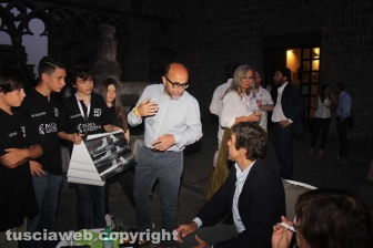 Marco Bellocchio e Pierfrancesco Favino a Viterbo