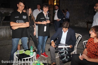Marco Bellocchio e Pierfrancesco Favino a Viterbo