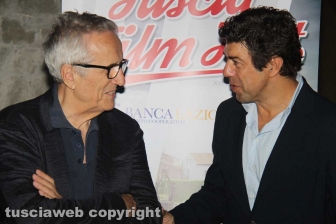 Marco Bellocchio e Pierfrancesco Favino a Viterbo