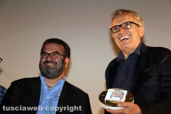 Marco Bellocchio e Pierfrancesco Favino a Viterbo
