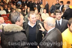 Attesa per l\'arrivo di Alfano