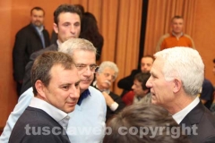 Attesa per l\'arrivo di Alfano