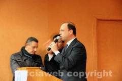 Attesa per l\'arrivo di Alfano