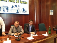 L\'incontro di Marini alle Terme dei Papi