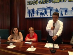 L\'incontro di Marini alle Terme dei Papi