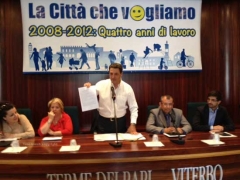 L\'incontro di Marini alle Terme dei Papi