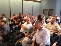 L\'incontro di Marini alle Terme dei Papi