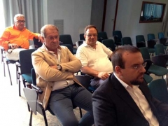 L\'incontro di Marini alle Terme dei Papi