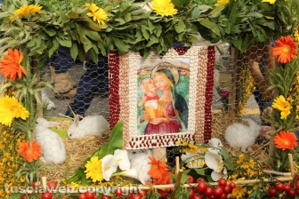 Marta celebra la festa della Madonna del Monte