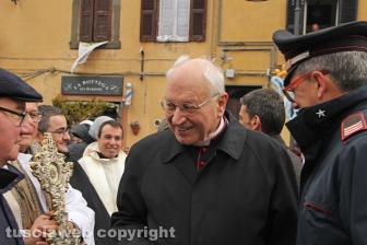 Marta celebra la festa della Madonna del Monte