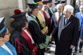 Mattarella all'Unitus - Le foto del Quirinale