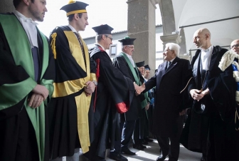 Mattarella all'Unitus - Le foto del Quirinale