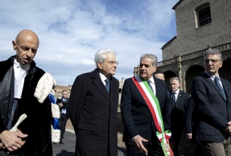 Mattarella all'Unitus - Le foto del Quirinale