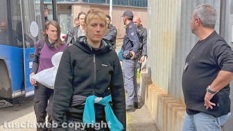Mattatoio occupato ad Acquapendente, animalisti portati in questura