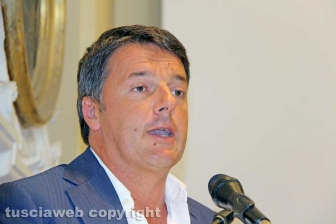 Matteo Renzi a Bagnoregio