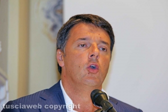 Matteo Renzi a Bagnoregio