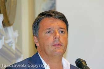 Matteo Renzi a Bagnoregio