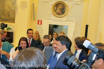 Matteo Renzi a Bagnoregio