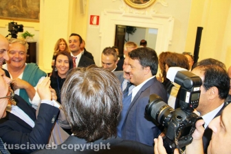 Matteo Renzi a Bagnoregio