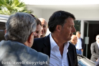 Matteo Renzi a Civita Castellana