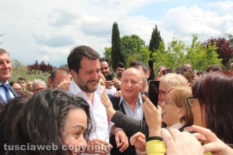 Matteo Salvini a Civita Castellana