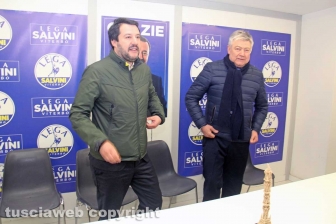 Matteo Salvini a Viterbo