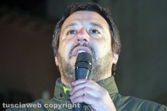 Matteo Salvini a Viterbo