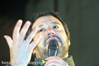 Matteo Salvini a Viterbo