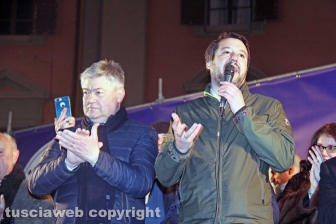 Matteo Salvini a Viterbo