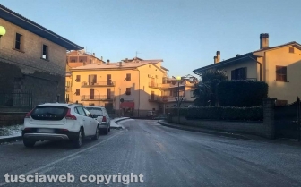 Fiocchi di neve a Montefiascone