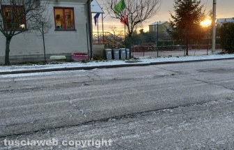 Fiocchi di neve a Montefiascone