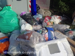 La discarica a Bagnaia