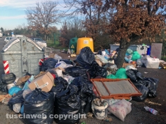 La discarica a Bagnaia